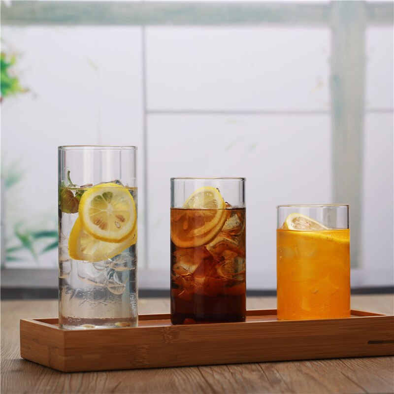 High Borosilicate Silicon Heat-resistant Glass,Thickened Straight Cup,Breakfast Cup,Milk Cup,Hotel Cup,Maximum 400ml