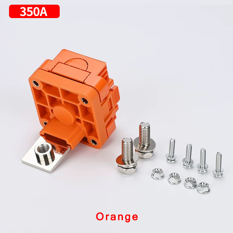 Through-wall 250A lithium battery connected with 350A power battery single-core high-current energy storage cabinet terminal: Ivory