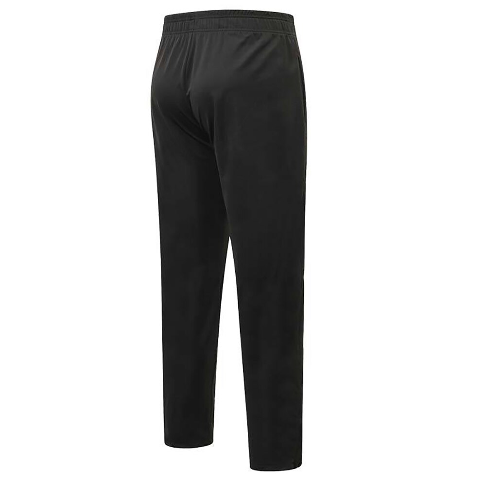 Mannen Trainingspak Broek Met Side Pocket Running Jogging Joggingbroek Gym Fitness Training Sneldrogende Broek Been Met Rits