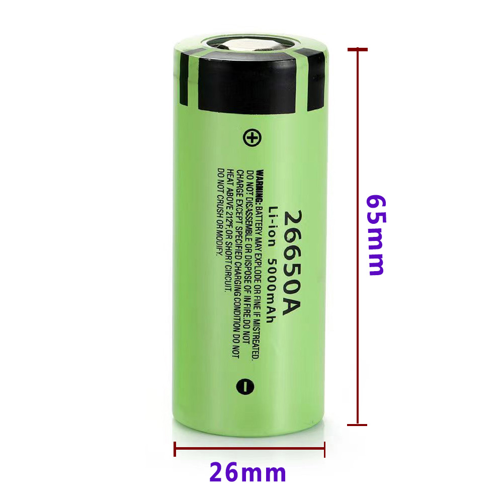 .High Capacity 26650 5000mah Li-ion Rechargeable Battery Lii-50A 3.7v 26650-50A battery for Flashlight 20A packing