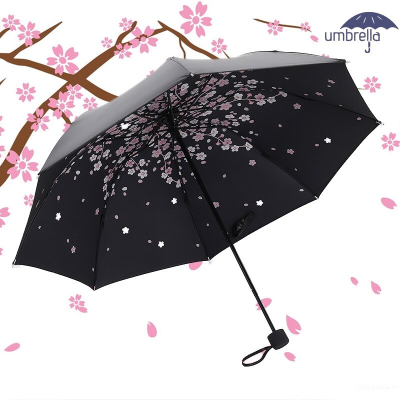 TRAVEL Anti-UV Windproof Rain Modish Sun Girl Parasol Pocket Umbrellas Flower Star Folding Umbrella For Women Brand: flower