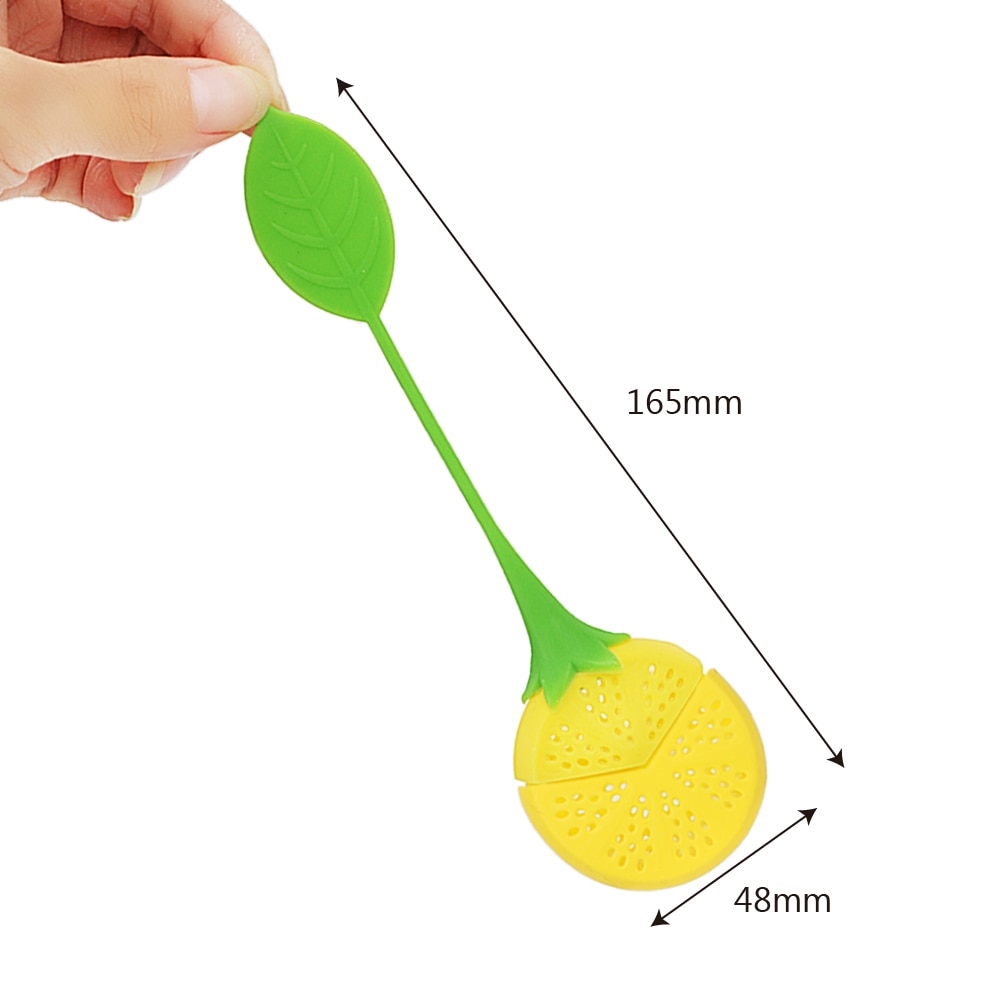 Tea Supplies Diffuser Tea Leaf Strainer Silicone Filter Tools Lemon High Temperature Resistance Herbal Spice