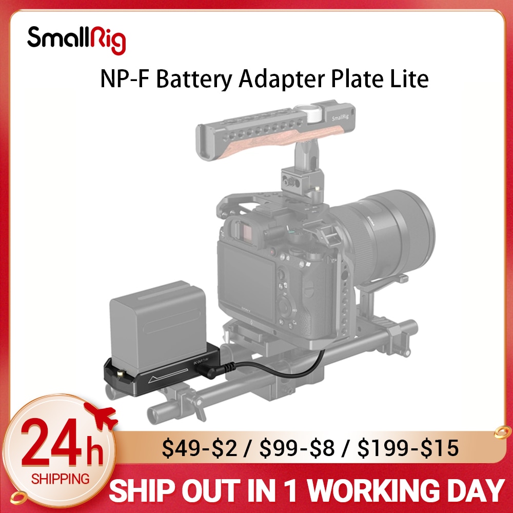 Smallrig NP-F Batterij Adapter Plaat Lite Met NP-FZ100 Dummy Batterij 3095
