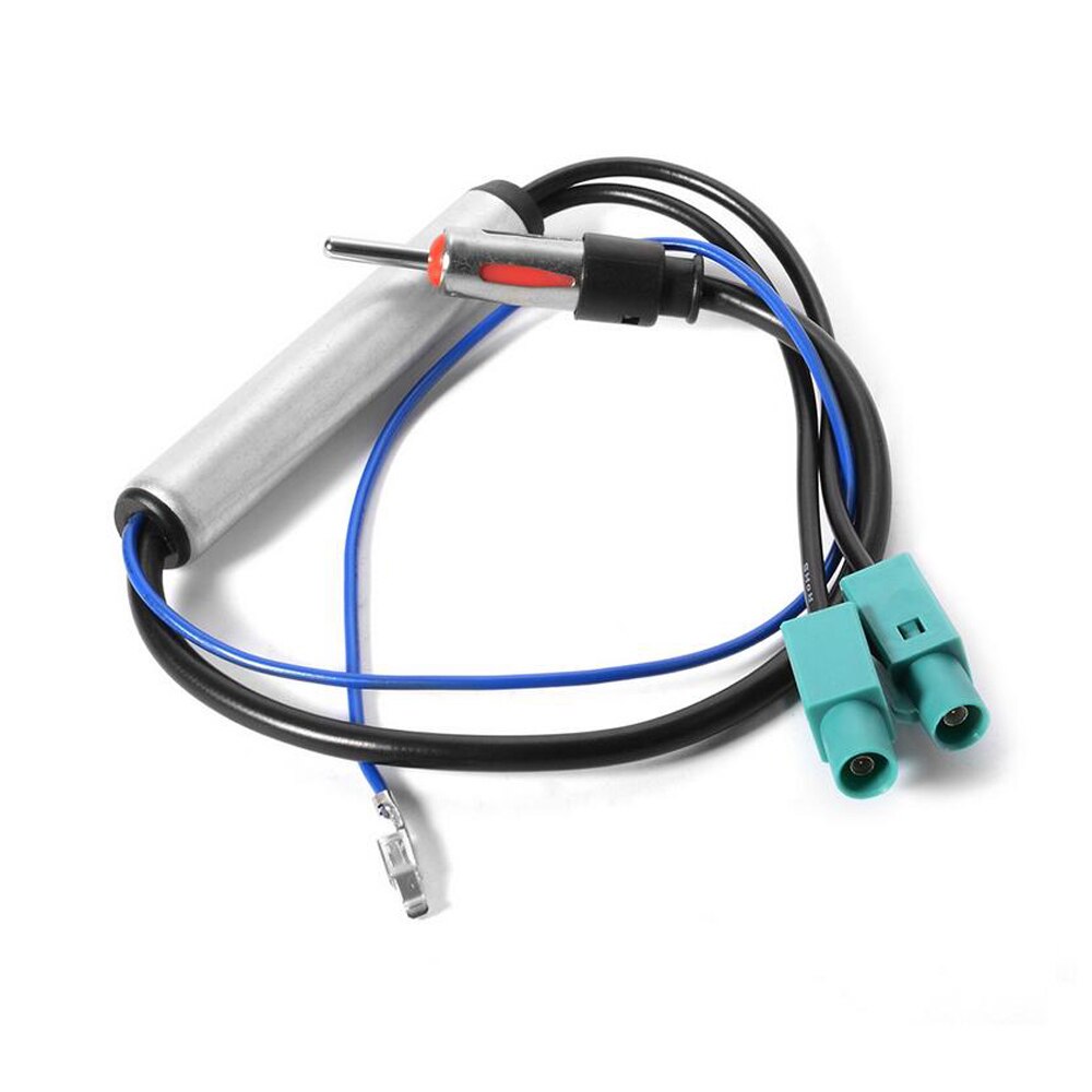 To fakra han  to 1 din universal konvertering kabel radio antenne interface adapter stik