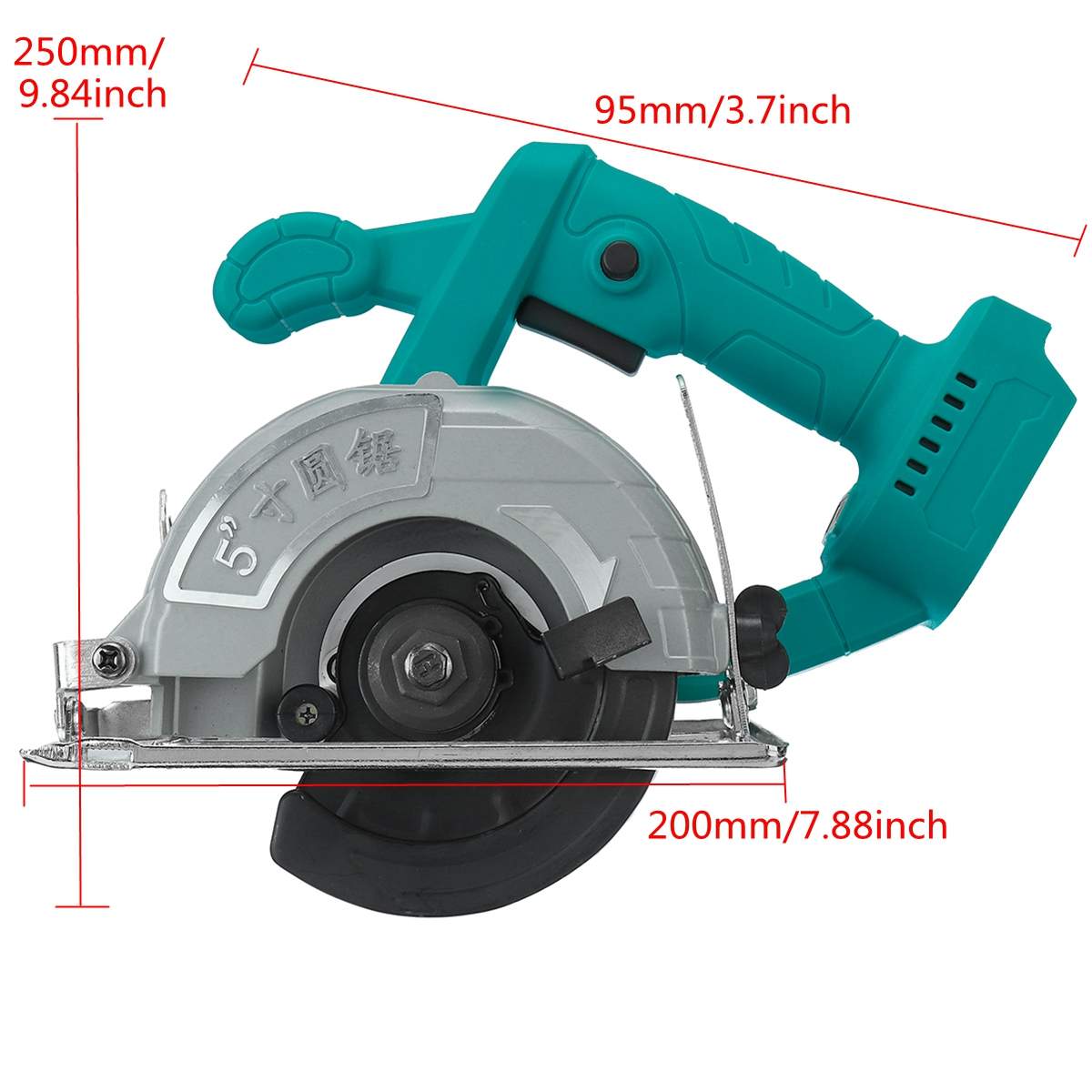 18V 21V 12000RPM Electric Wood Circular Saw Handle Power Tools Dust Passage Multifunction Cutting Machine For Makita Battery