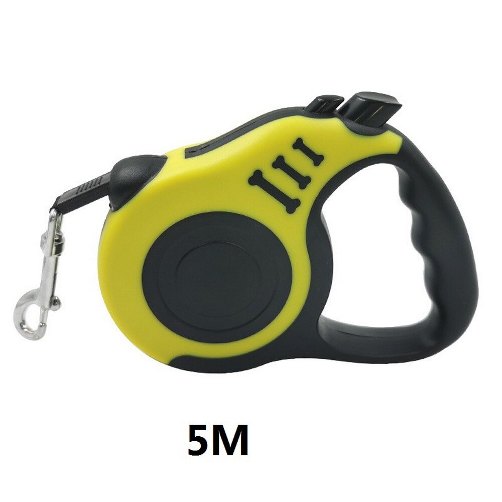3 / 5 M Dog Walking Rope Retractable Extension Pet Traction Line Tape Soft Handle Automatic Telescopic Dog Rope Pet Walking Lead: Orange / 3M
