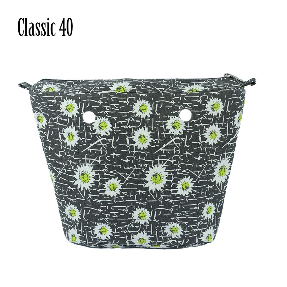 Tanqu Kleurrijke Waterdichte Binnenvoering Insert Ritsvak Voor Klassieke Obag Canvas Binnenzak Voor O Bag: classic 40