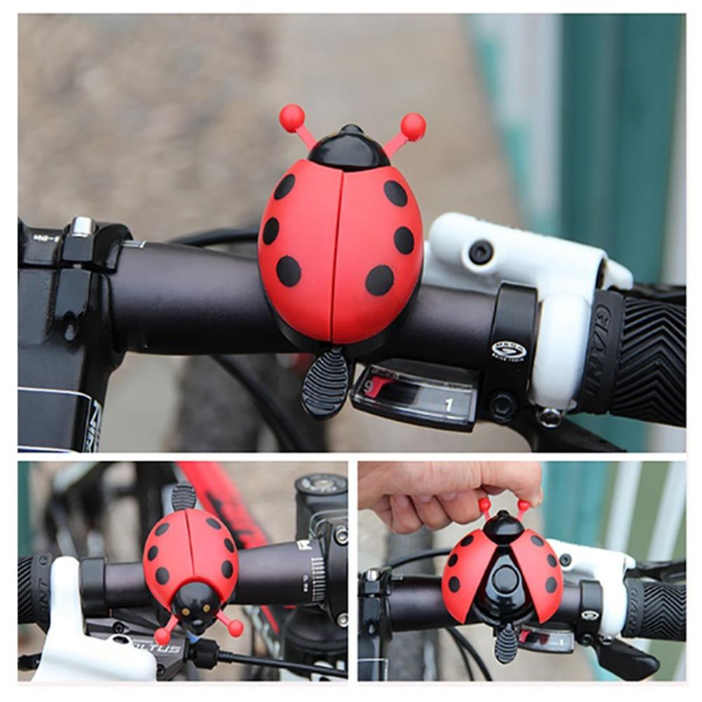 Fiets lieveheersbeestje bel mountainbike leuke bel fiets decoratie bel fiets geluid helder scherpe accessoires