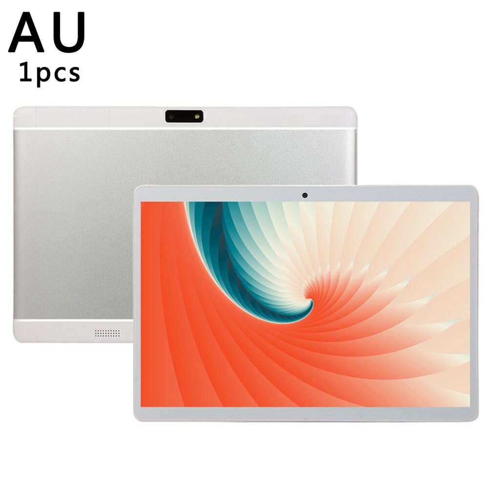 de 10 pulgadas Tablet PC 1GB de RAM 16GB ROM Android 8,0 WiFi Dual SIM tarjetas 3G tabletas ligero: Silver AU