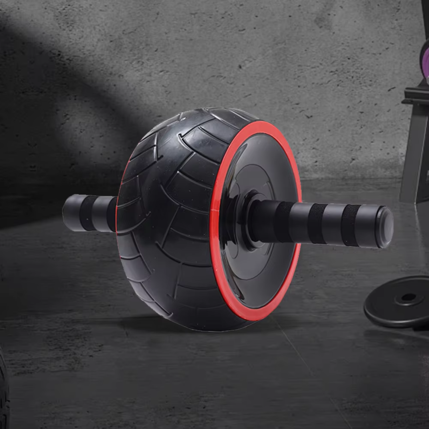 Roue abdominale à rouleau Ab, entraîneur de muscles abdominaux à roue unique, équipement d'entraînement Ab antidérapant, entraînement central