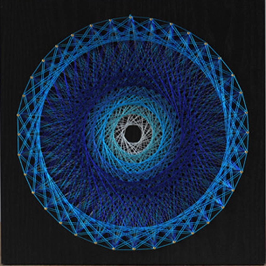 Funny Wall Art Bird's Nest Geometric Wood Board String Art Kit For Adult Kids Crafts Kit DIY Thread Nail Handmade Art