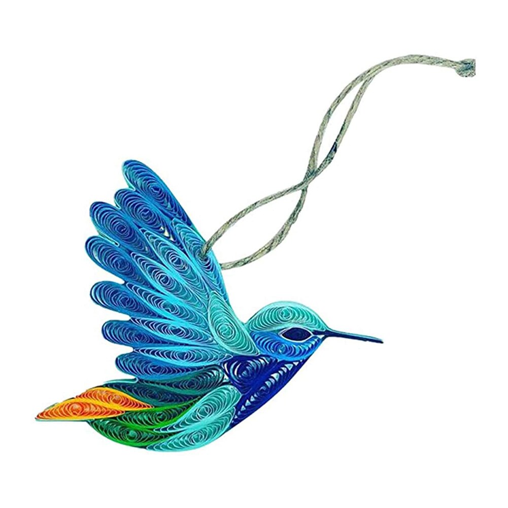 Opknoping Hummingbird Beeldjes Handgemaakte Vogel Dieren Ornamenten Hanger Woondecoratie Unieke Dier Sieraden Voor Vrouwen Acces