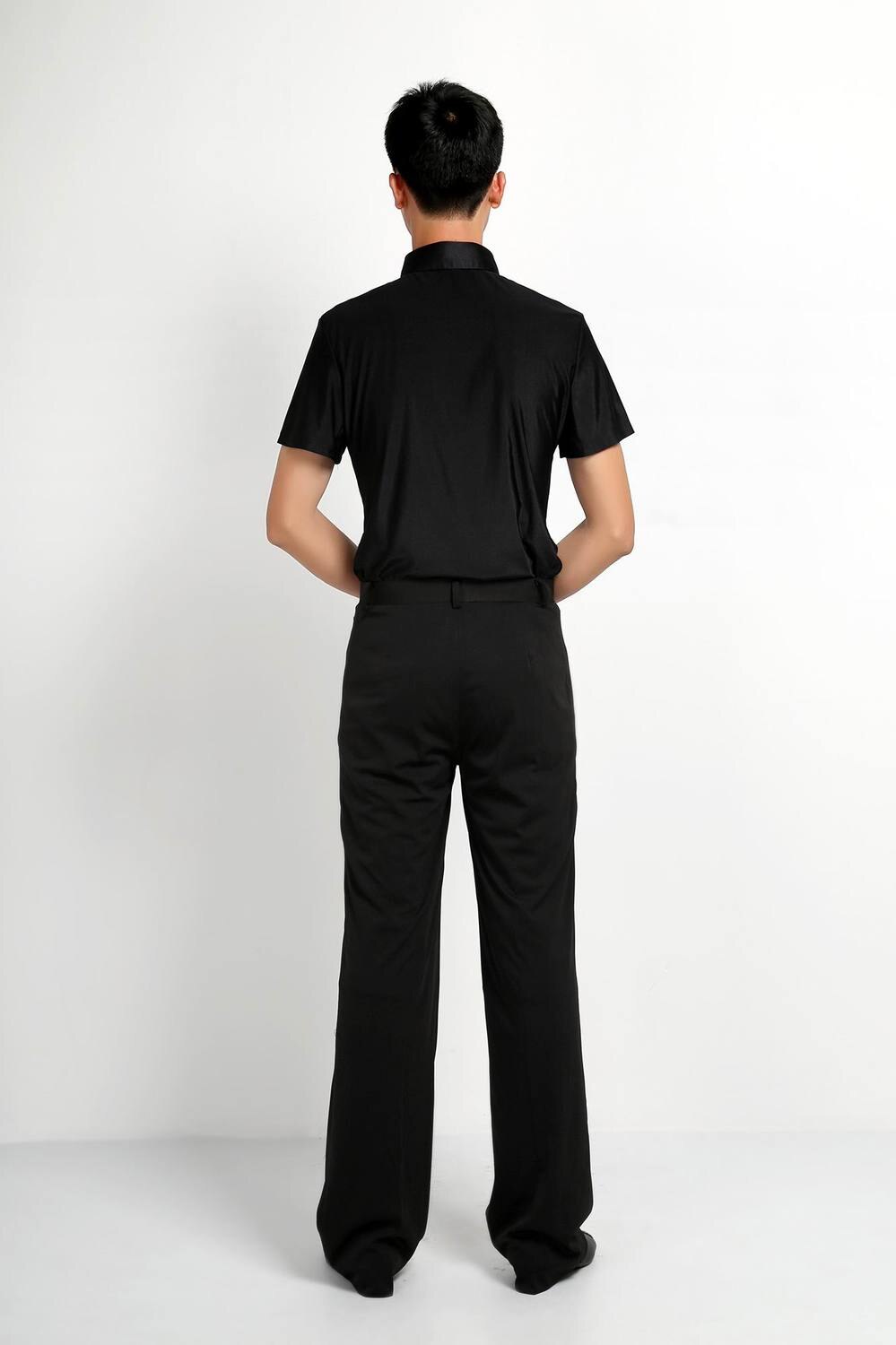 men Latin Dance Trousers Pants Men/Boy Practice/Performance Pants For Dance Modern Dance Pants Mens Ballroom Dance Pants: L