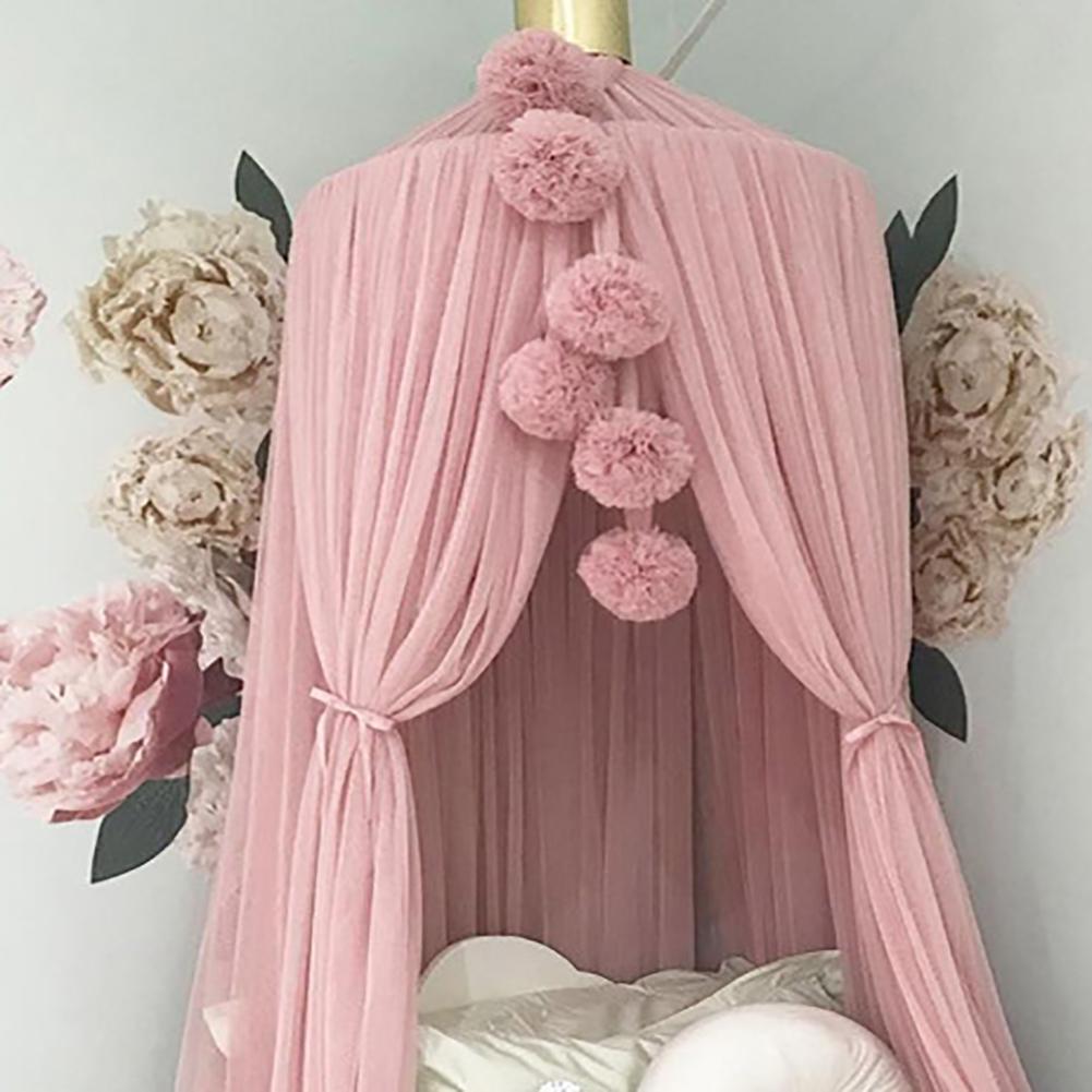 Nordic Baby Klamboe Accessoires Opknoping Bal Prinses Kids Slaapkamer Kinderen Bed Tent Baby Girl Room Decor Crib Netting Bal