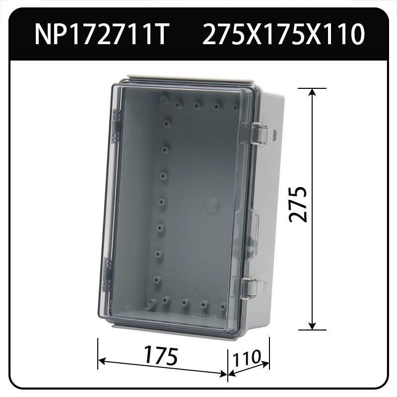 Products Flame Retardant Waterproof Junction Box,IP65 Waterproof Electrical Box,Transparent Waterproof Distribution Box: NP172711T