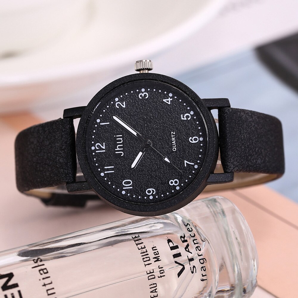 Dameshorloges minimalisme armbandhorloge vrouw relogio leer strass analoog quartzhorloge damesklok montre femme