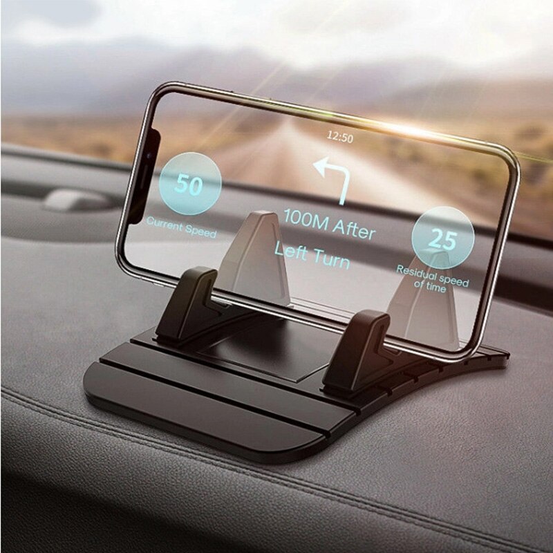 Suporte do telefone do carro universal 360 graus de rotação celular suporte de mesa do telefone móvel antiderrapante suporte de silicone macio para o telefone no carro