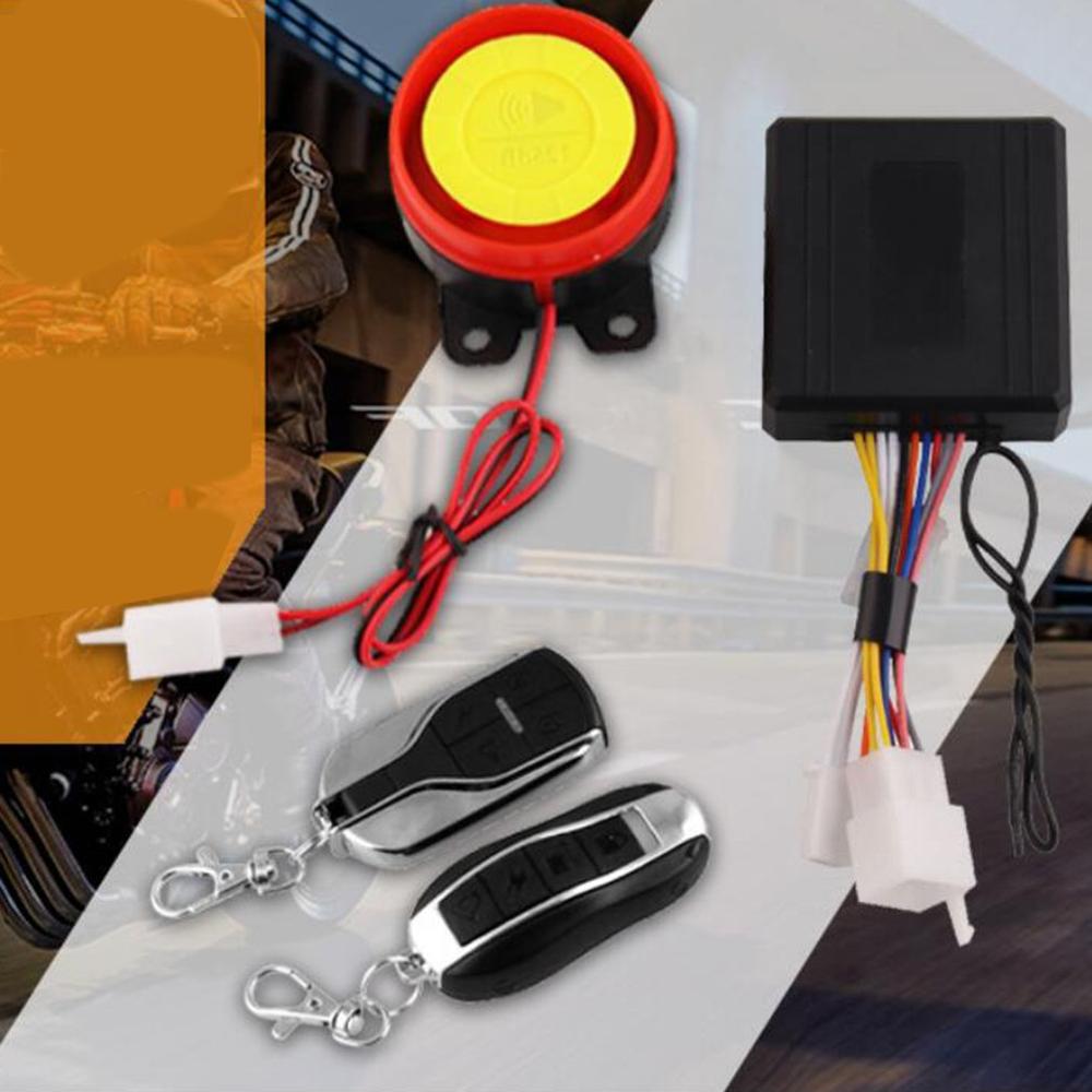 Motorcycle Anti-theft Alarm Universal Accessories Remote Control Engine One-button Start One-way Anti-theft