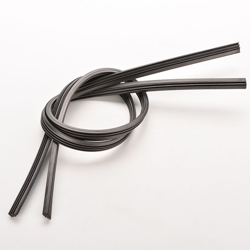 26 ''  /24 '' 6mm auto bilbus gummi universal beslagløs rammeløs vinduesvisker vaskeblad refill blød udskiftning