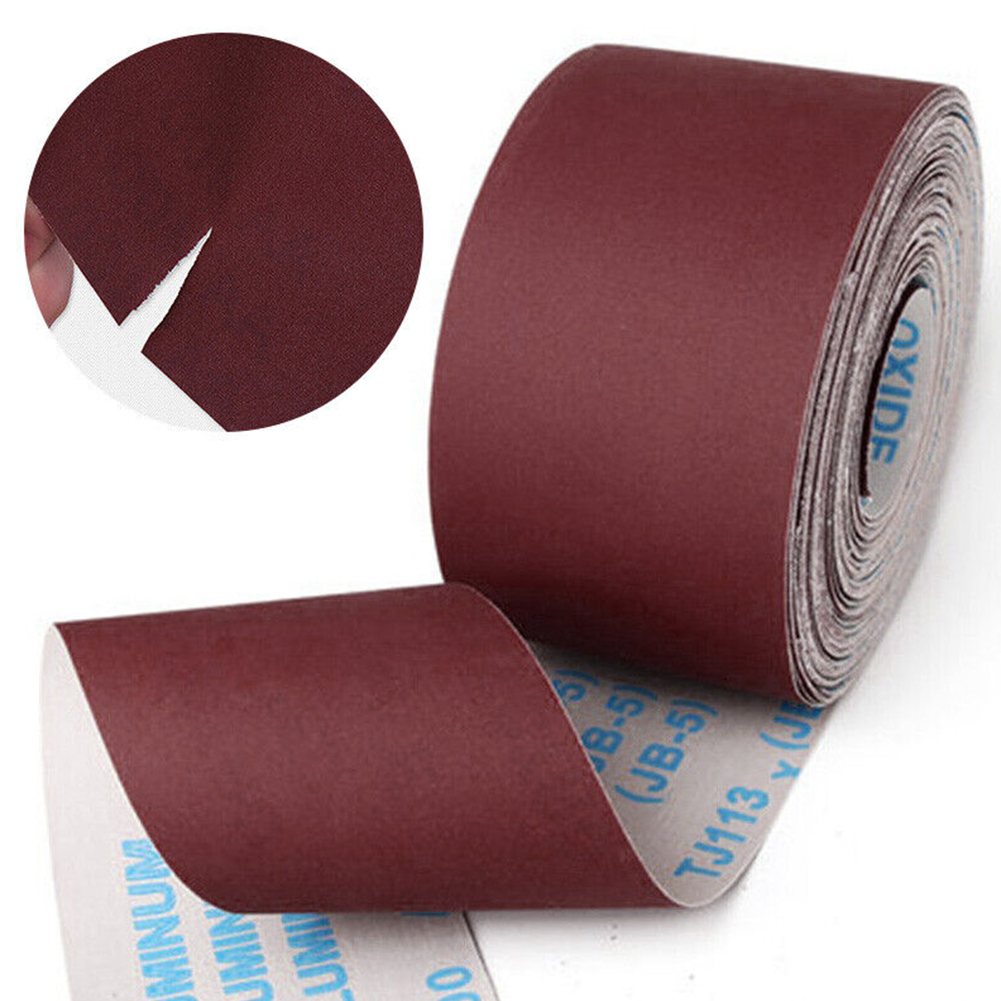 Sandpaper Roll Emery Cloth Sand Paper Sanding Abrasive Sheets 60 80 100 120 150 180 240 320 400 600 800 Grit 1 Meter Length