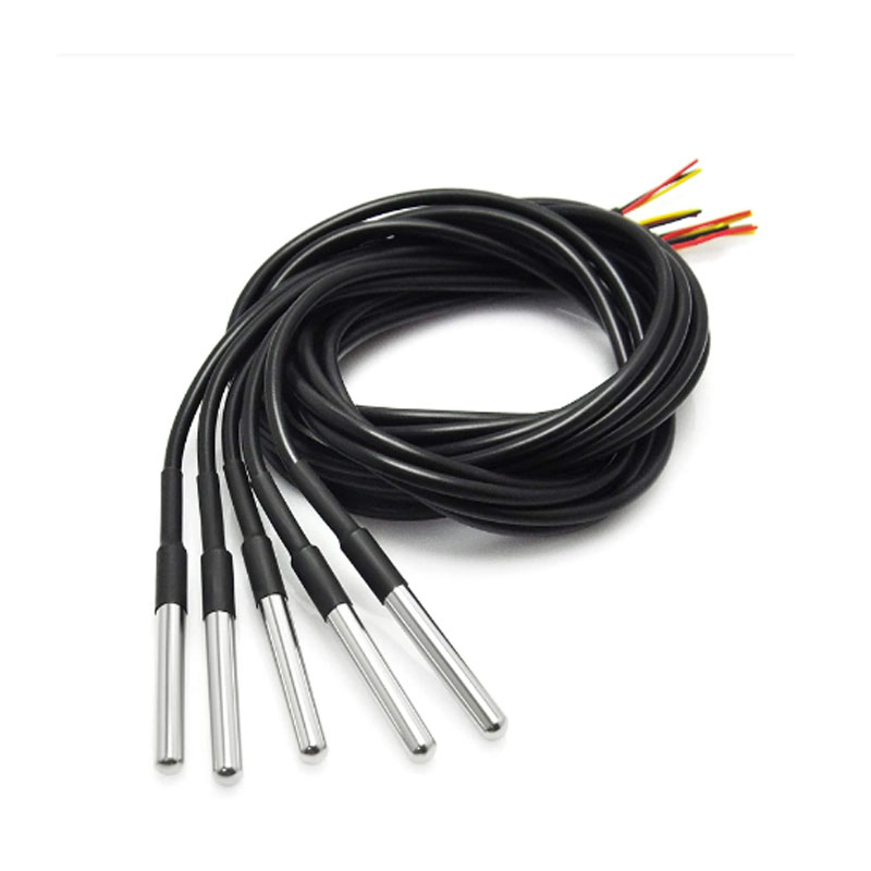 1 unidad DS18B20 acero inoxidable impermeable DS18b20 1m 3m 5m rosca sonda de temperatura Sensor de temperatura 18B20 Cable para Arduino