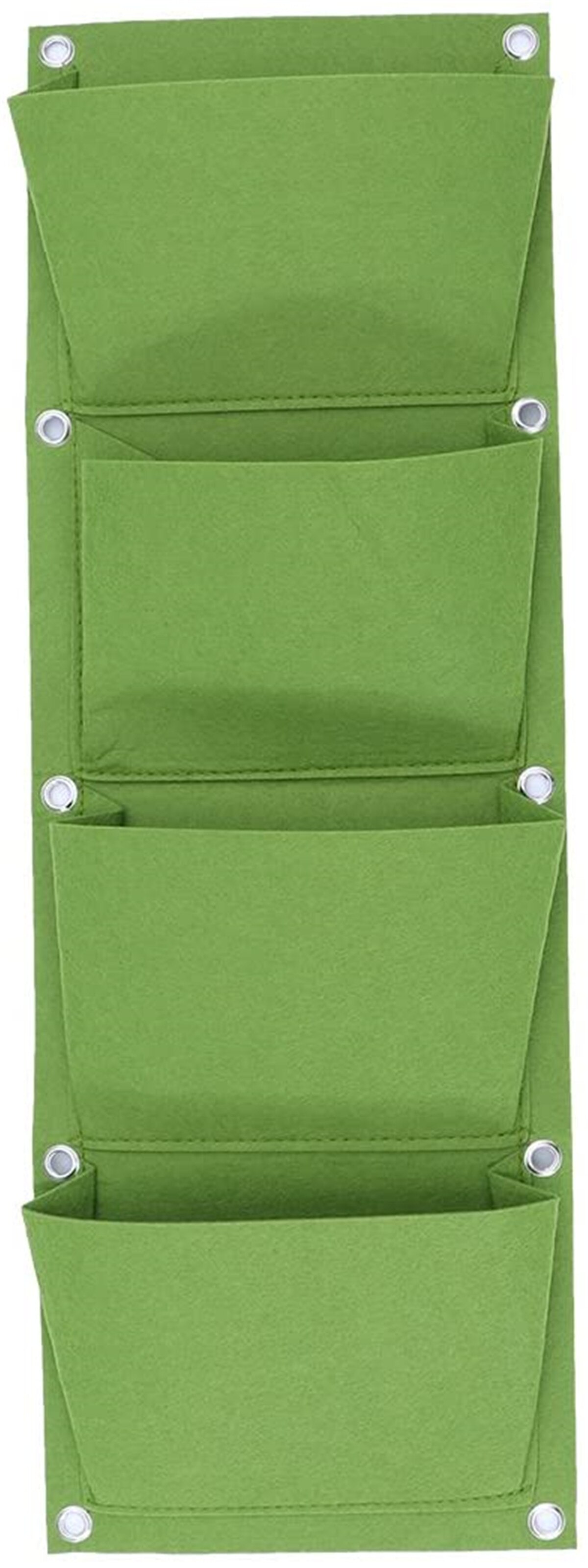 Hængende planteposer lodret væg planter plantning vokseposer hjem have gårdhaver lejligheder altaner terrasser opbevaringsposer indretning: Grøn a