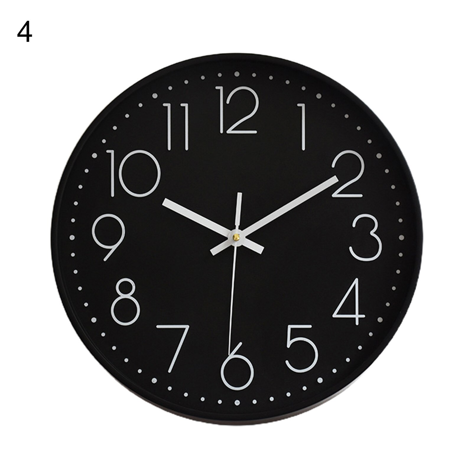 Simple Quartz Wall Clock Cafe Office Home Digital Silent Timepiece Decoration: 4