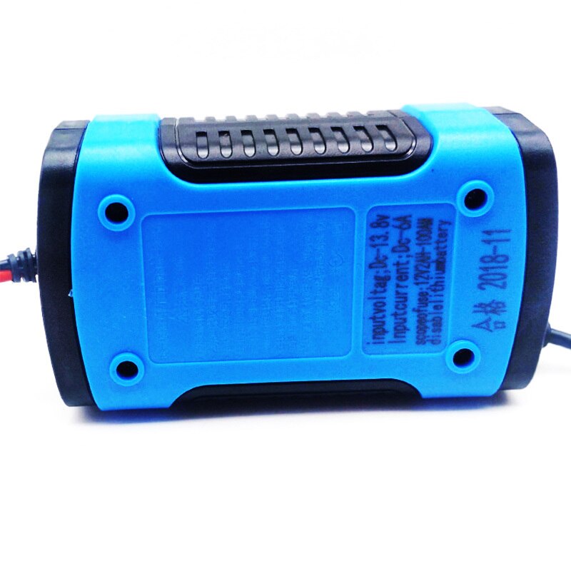 Full Automatic Car Battery-Charger 12V 6A Automobile Motorcycle Battery Charging Unit Intelligent Repair For Lead Acid Storage