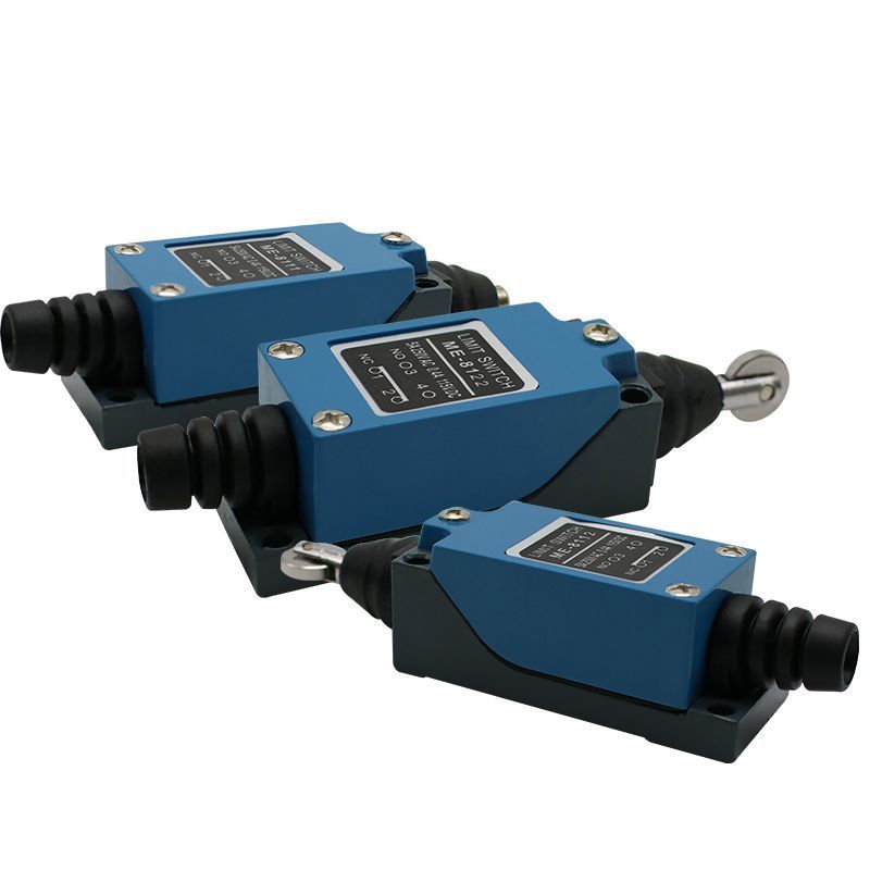 Limit Switch Plunger Rolling Wheel 5A NO/NC Reset Momentary Stroke Travel Micro Switch Electric Machine ME-8112 (2PCS)
