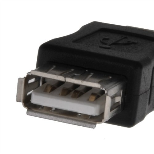 3 piezas USB A hembra + USB hembra A Micro USB hembra + USB hembra A Mini adaptador USB hembra de 5 pines, conectores