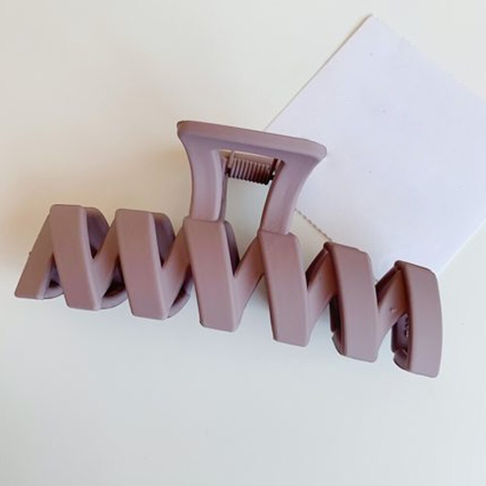 Effen Kleur Klauw Clip Grote Barrette Krab Haar Klauwen Bad Clip Paardenstaart Clip Voor Vrouwen Meisjes Haar Accessoires: 9