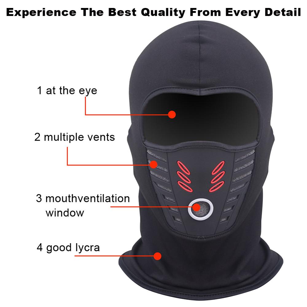 Waterproof FaceMask Cold Weather Windproof Thermal Fleece Neck Warm Balaclava