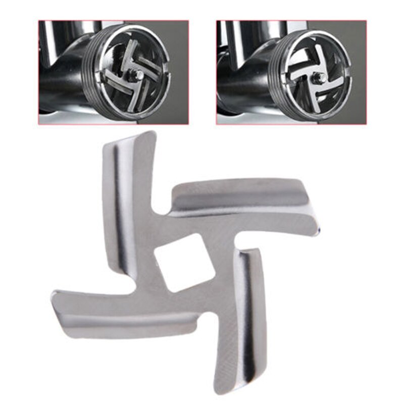 1 Pc Roestvrij Binnenste Gat 8 Mm Vleesmolen Deel Blades Voor Mgb Keuken Apparatuur Voor Mgb Serie Vleesmolen kicthen Accessoires