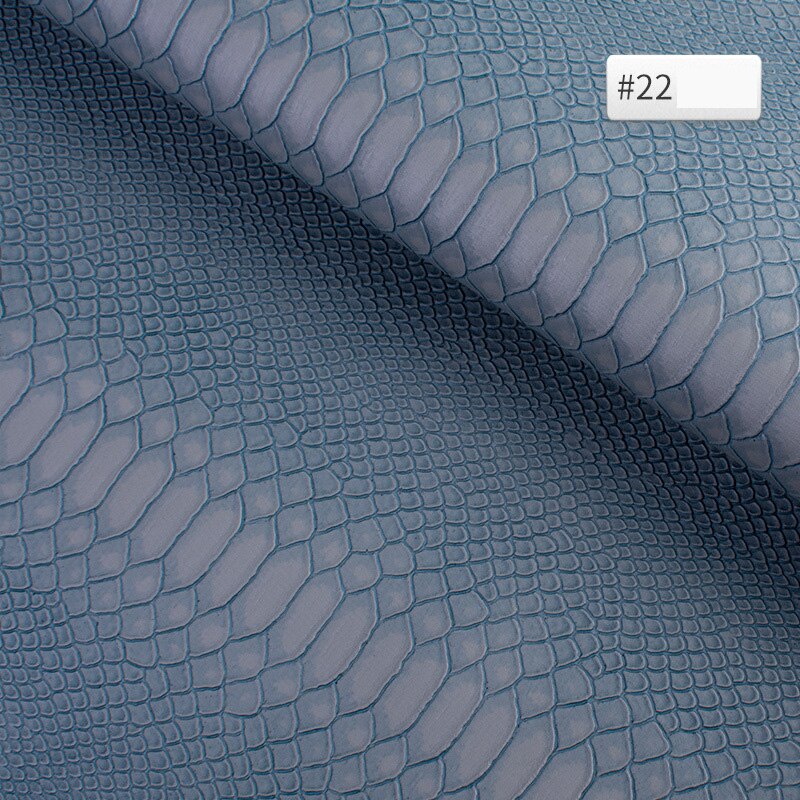 50cm*138cm PVC Snake Leather Fabric Synthetic Leather For DIY Handmade Sew Clothes Accessories Supplies: 12