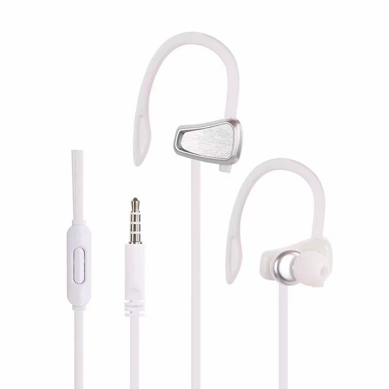 Senza fili Auricolare Bluetooth 4.1 Stereo Binaurale Regalo Impermeabile e Sudore a prova di Sport del Trasduttore Auricolare Del Telefono Mobile Universale Gancio per L'orecchio: C447-white