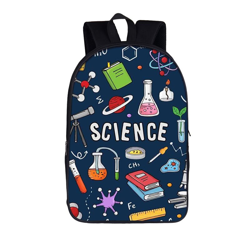 Science Experiment / Math Formule Rugzak Kinderen Schooltassen Voor Tiener Jongens Meisjes Dagrugzak Vrouwen Mannen Rugzak Kids Boek Tas: 16mathcw09