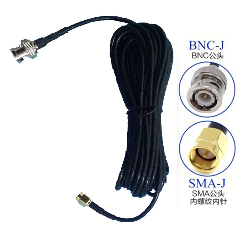 SDR matching 9:1 long line antenna with 6 meters long, RG-174 cable