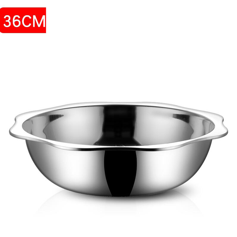 Pot à soupe en acier inoxydable | Marmite commerciale de grande capacité, marmite à soupe octogonale Double saveur en acier inoxydable, Pot au soleil: 36 CM Clear soup pot