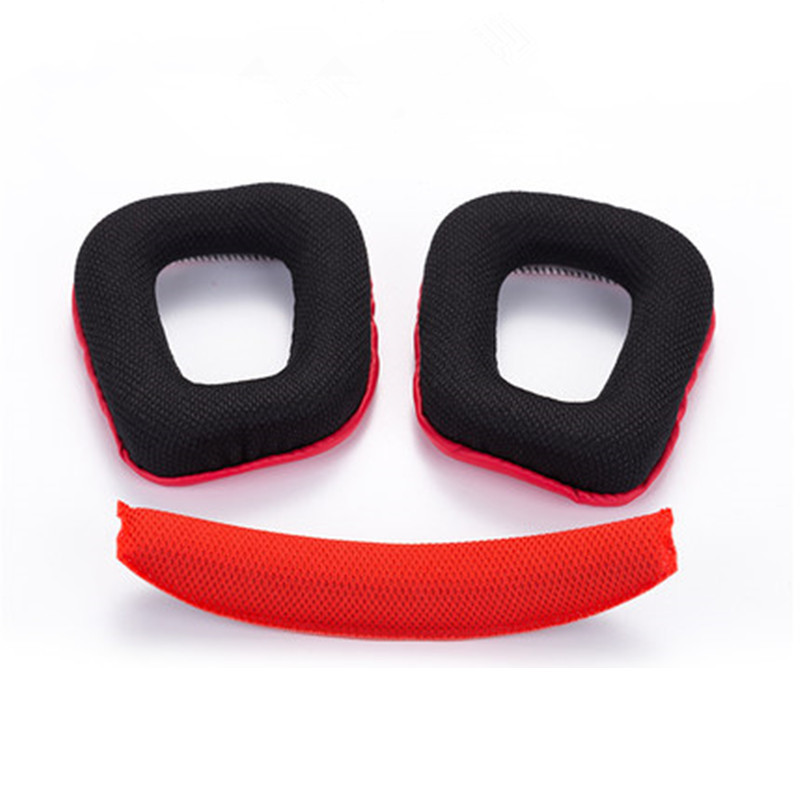 Ersatz-Ohrpolster für Logitech G331, G430, G432, G332, G930, G431 Kopfhörer, Ohrpolster, Headset-Ohrpolster, Ohrmuscheln: LVORY