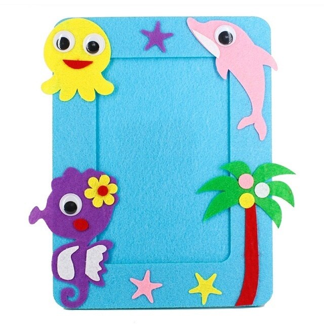 FAI DA TE Fatti A Mano Del Fumetto 3D Photo Frame Cornice Materiale Non Tessuto Cornici E Articoli Da Esposizione Giocattoli Per I Bambini Complementi Arredo Casa Bambini Artigianato E arti: SEa Horse