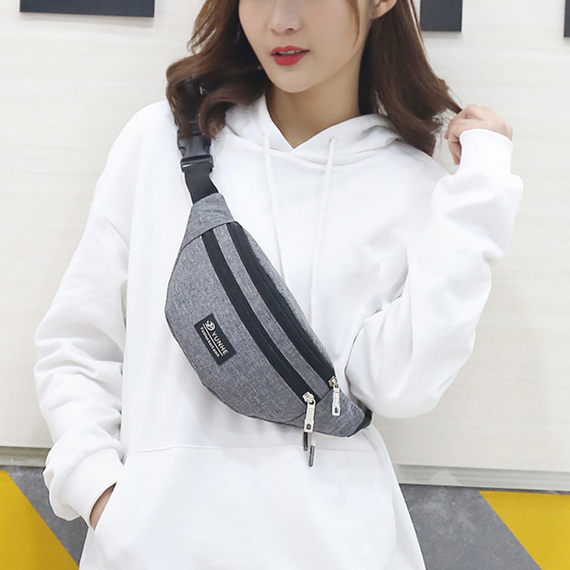 Unisexe hommes femmes taille sac Sports de plein air ceinture sac à bandoulière sac à bandoulière en bandoulière fanny pack multifonction sac taille pack