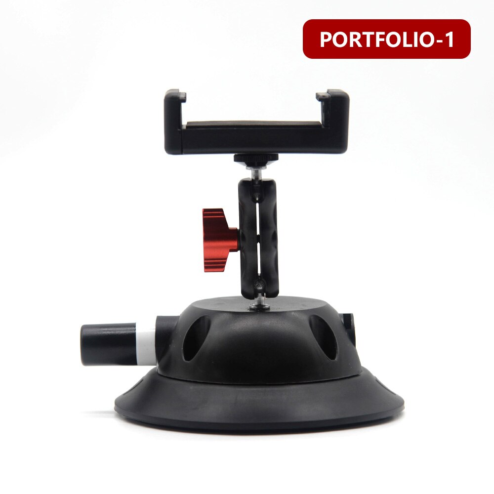 Glas saugnapf Aktion kamera Sport Nocken Stativ Halterung für Auto rekord Halfter stehen Halterung für gopro Held8 7 6 5 zubehör: Portfolio-1