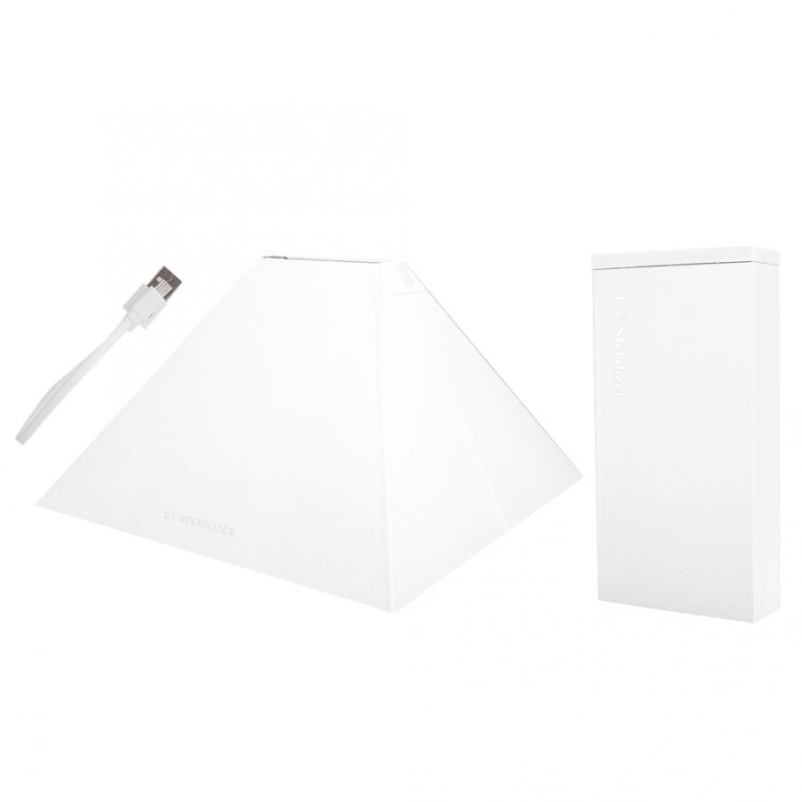 UV Sterilization UV Cleaning Light Ultraviolet Ozone Cleaning Light for Indoor Living Room Car Household Sterilizer: White