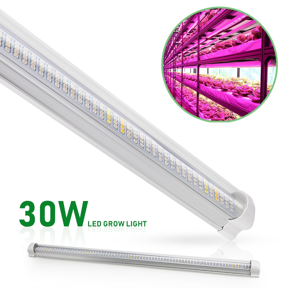30w fuld spektrum led grow light bar lampe strip til hydroponic system drivhus vegetabilsk led strip belysning akvarieplanter