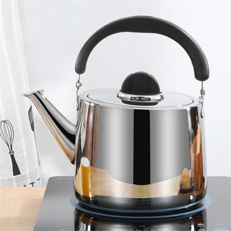 304 Rvs Geluid Ketel Gas Theepot Huishouden Keuken Verwarming Kokend Theepot Capaciteit Melk Warmwaterkruik Outdoor