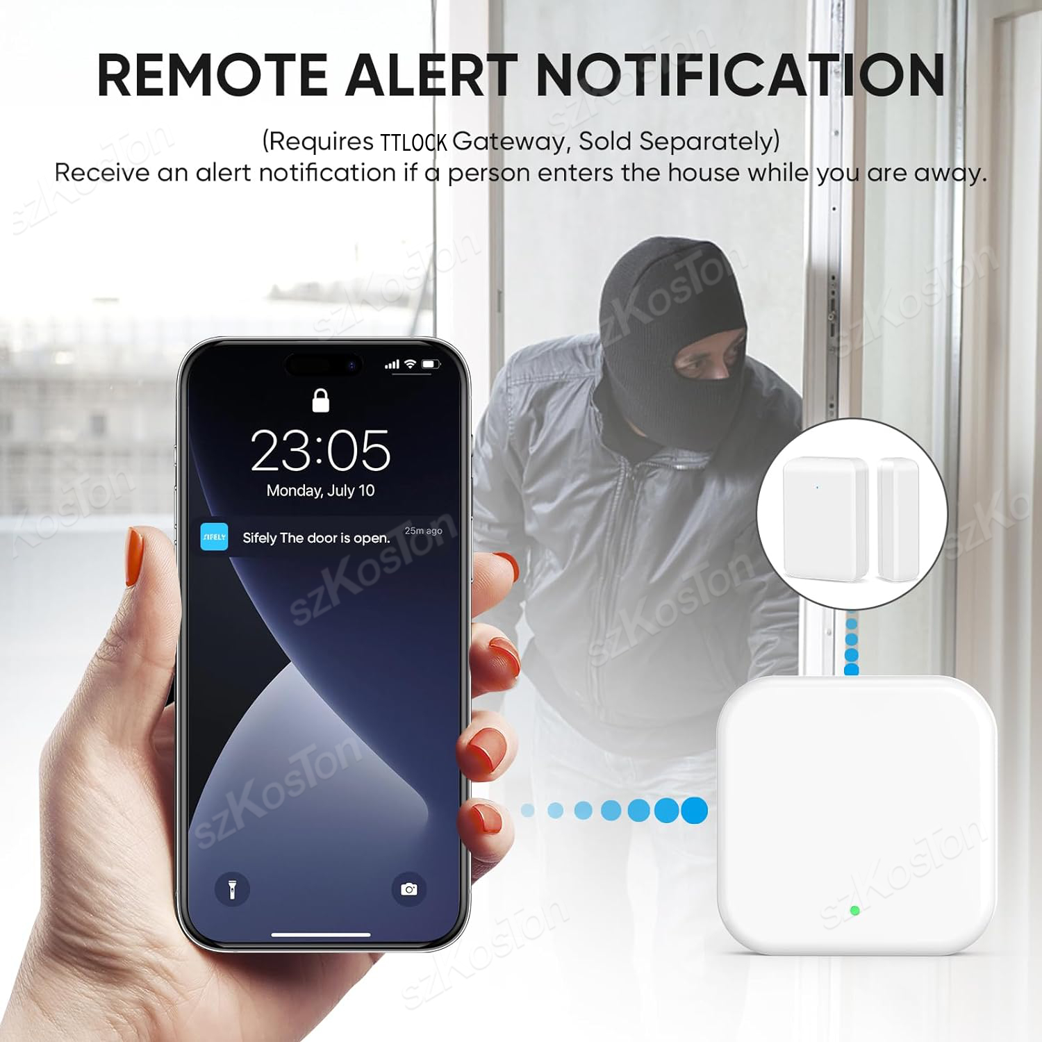 TTLOCK Compatible Bluetooth Door Sensor Check Door Open Close Status Works With All Ttlock Smart Locks I4218227336 TTLOCK Compatible Bluetooth Door Sensor Check Door Open Close Status Works With All Ttlock Smart Locks I4218227336