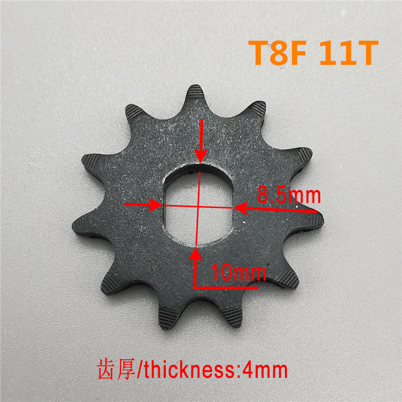 Elektro Rolle 8t 9t 11t 13t 25h 410 420 Kettenrad für 25h Ketten Motor- Ritzel mein1020 bm1109 mein1016z mein1018 Gleichstrom Motor-: dunkel Grau