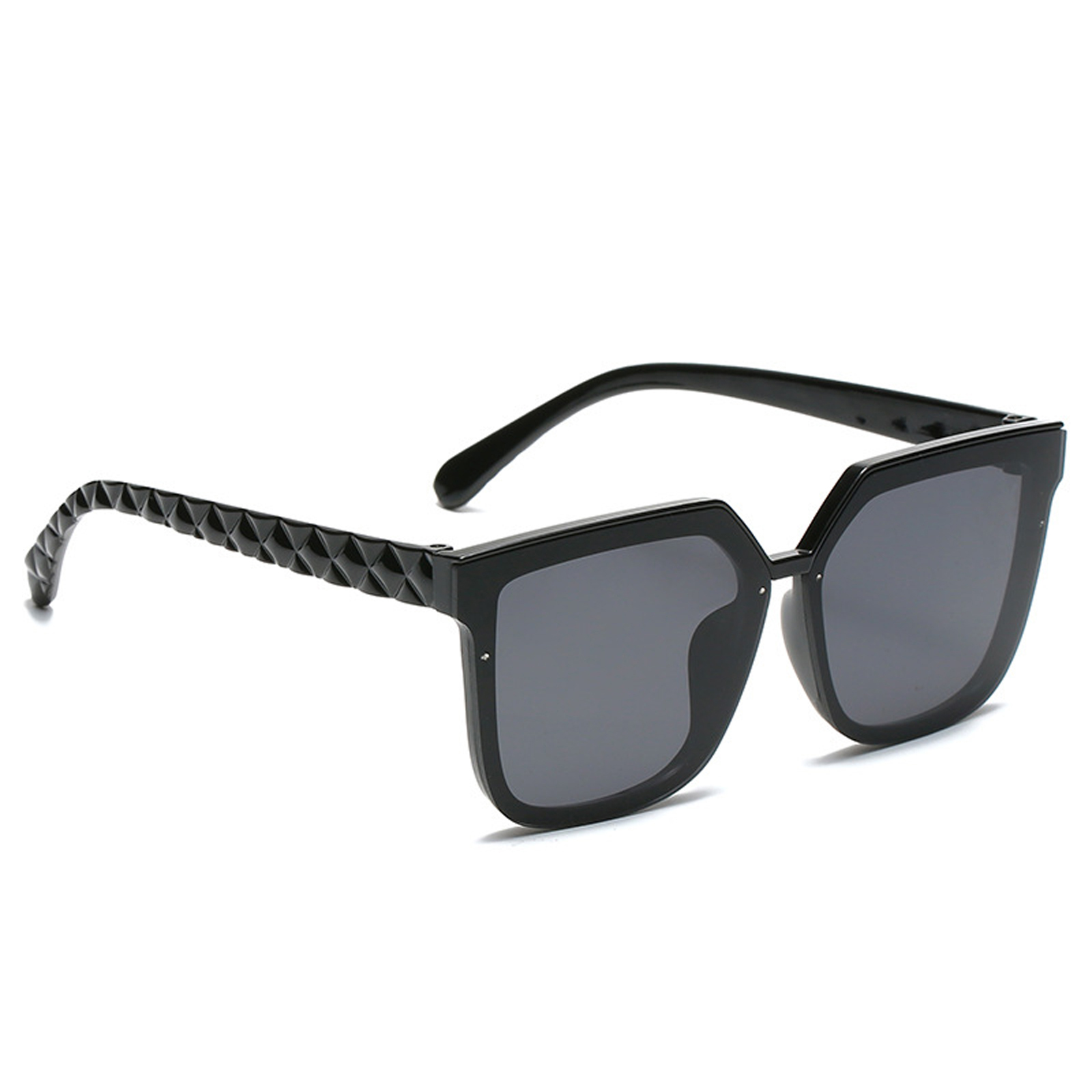 Children Lightweight Sunglasses, Square Shape Sunglasses for Boys and Girls, Black/ Grey/ Blue/ Tawny/ Pink/ Purple 5-12Years