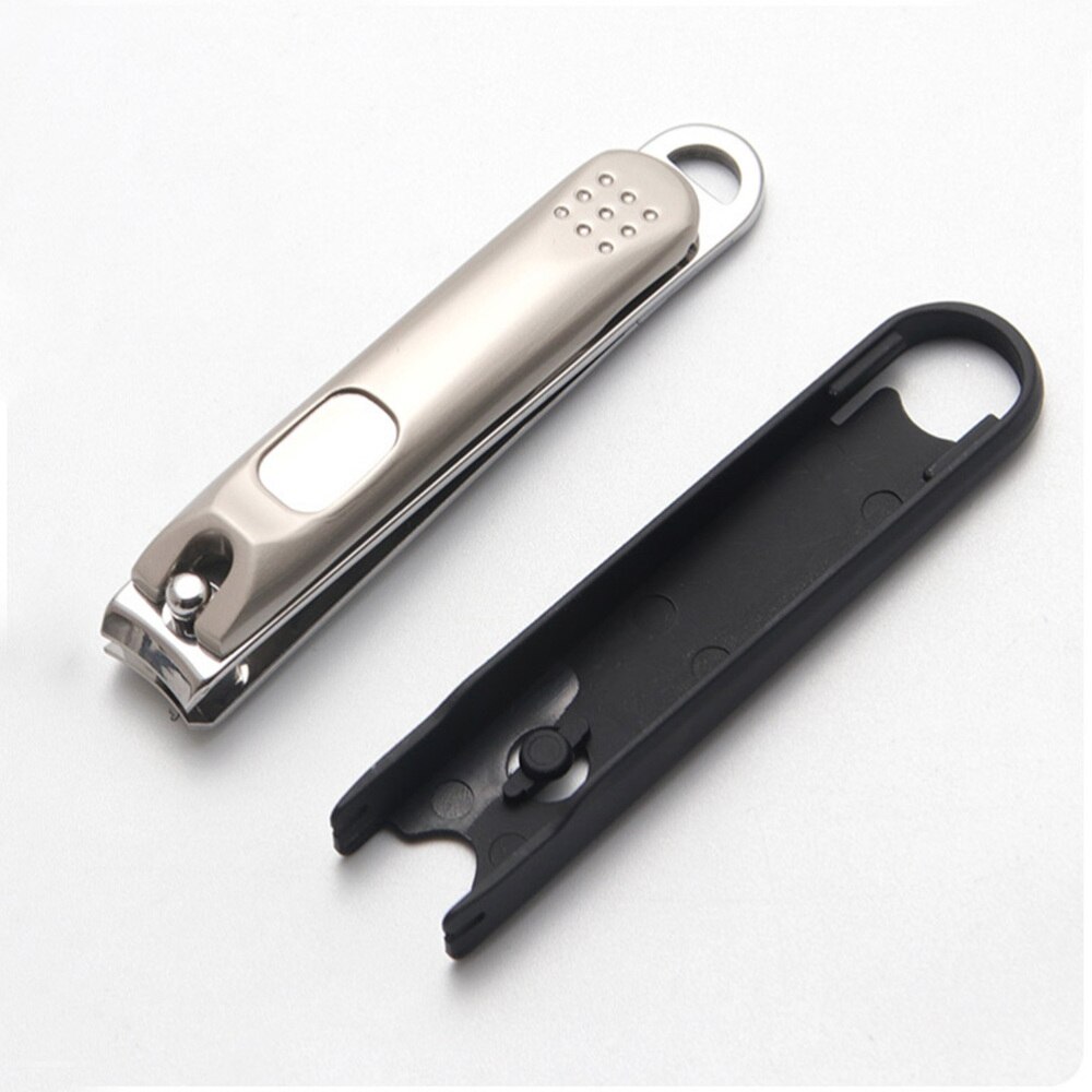 Anti-splash Nail Clippers Nail Clipper Stainless Steel Nail Tool for Salon (Champagne Large Size)