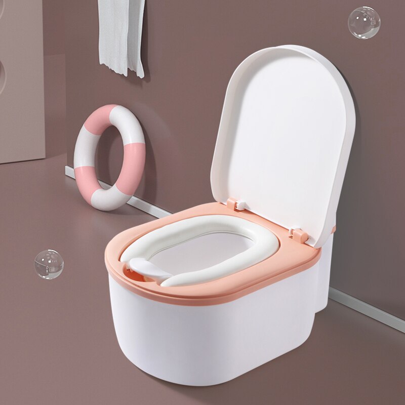 Pot de Simulation pour bébé | Siège de formation, des toilettes, sécurité Portable, siège de formation, pot pour enfant en bas âge, brosse de pot gratuit